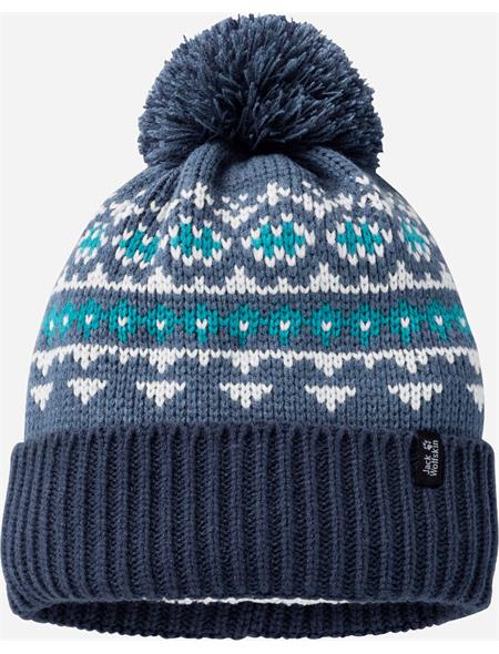 Jack Wolfskin Womens Mountain Knitted Bobble Hat